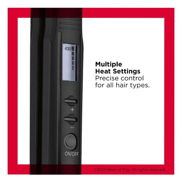 Revlon Perfect Heat 1" Ceramic Digital Flat Iron, Black- NIB - Picture 4 of 12